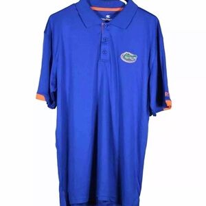 Florida Gators Colosseum Men’s Shirt Short Sleeve Royal Blue Golf Polo XL
